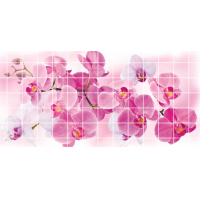 Панель ПВХ листовая Орхидея розея